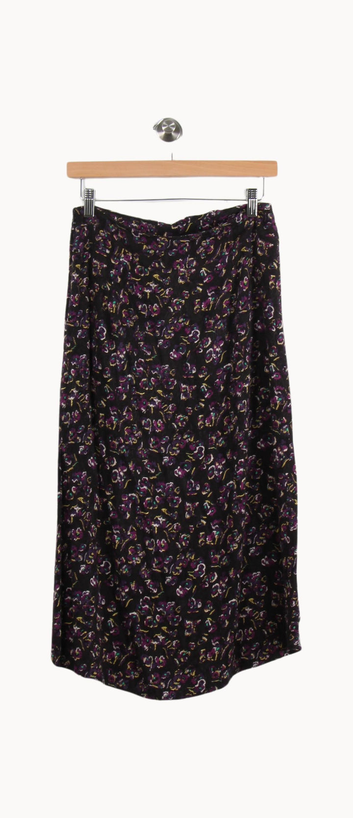Jupe Midi Noire et Violette - Taille XS/34 de la marque Bérénice | PARAD69626 - Vendu par Paradigme - Image 4