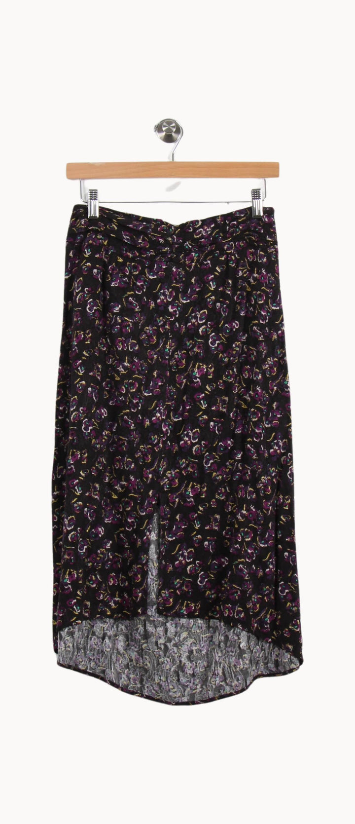 Jupe Midi Noire et Violette - Taille XS/34 de la marque Bérénice | PARAD69626 - Vendu par Paradigme - Image 2