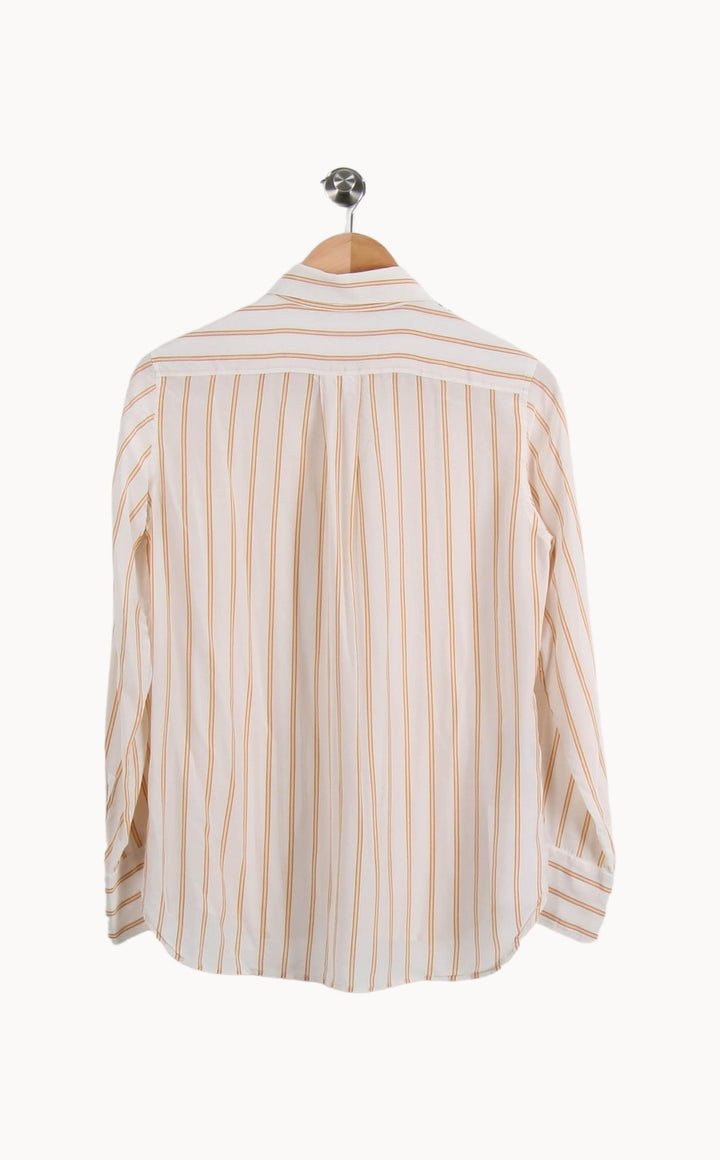 Chemise Blanc et Orange - Taille S/36 de la marque Comptoir des Cotonniers | PARAD69628 - Vendu par Paradigme - Image 4