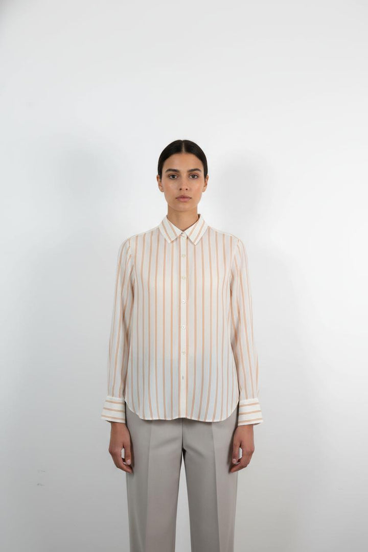 Chemise Blanc et Orange - Taille S/36