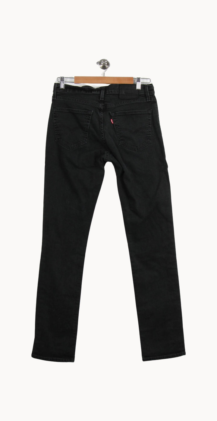 Jean Droit Noir - Taille L/40 de la marque Levi's | PARAD69630 - Vendu par Paradigme - Image 4