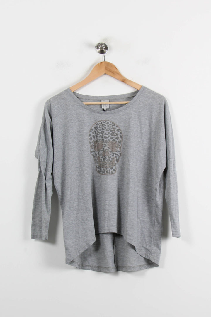 Tee-shirt Manches Longues Gris - Taille XS/34 de la marque Karl Marc John | PARAD69639 - Vendu par Paradigme - Image 2