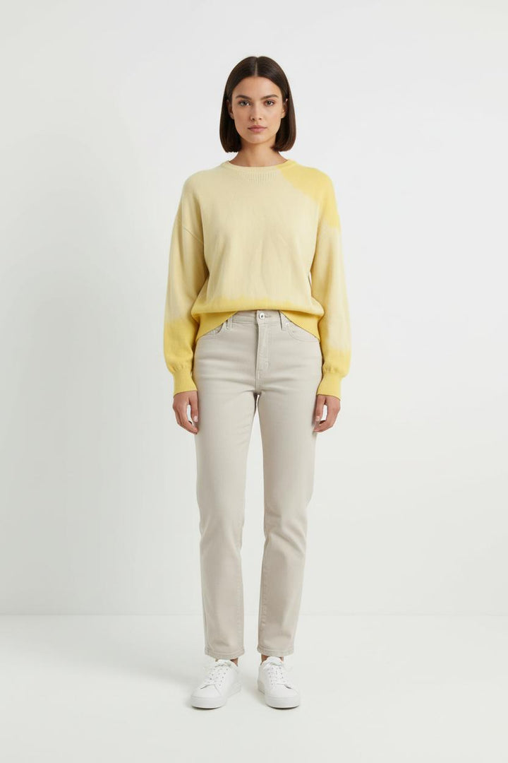 Pull Jaune et Beige - Taille S/36 de la marque The Kooples | PARAD69640 - Vendu par Paradigme - Image 1