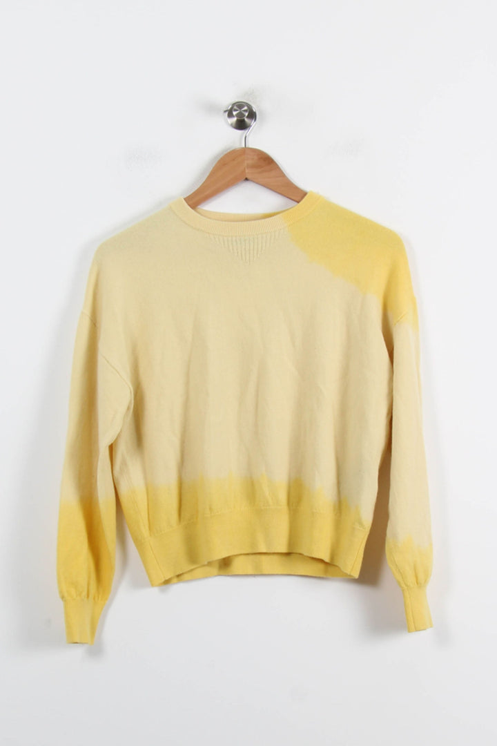 Pull Jaune et Beige - Taille S/36 de la marque The Kooples | PARAD69640 - Vendu par Paradigme - Image 2