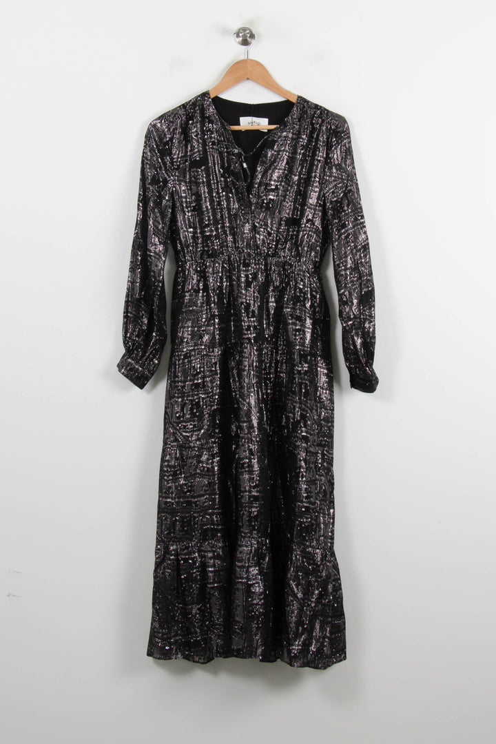 Robe Longue Noire - Taille XS/34 de la marque ba&sh | PARAD69642 - Vendu par Paradigme - Image 2
