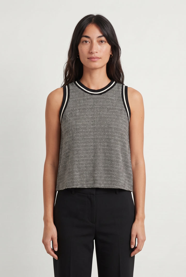 Débardeur Noir et Blanc - Taille S/36 de la marque Imprevu | PARAD69647 - Vendu par Paradigme - Image 1