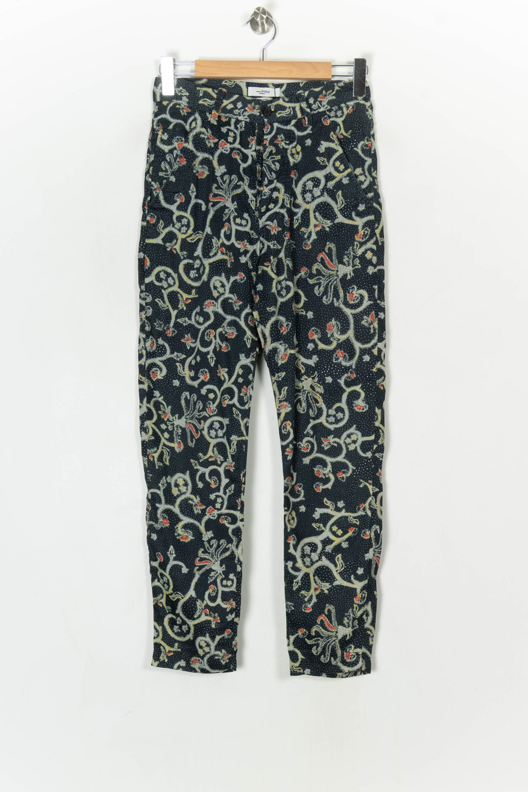 Pantalon Bleu Marine et Beige - Taille XS/34 de la marque Isabel Marant | PARAD69656 - Vendu par Paradigme - Image 2