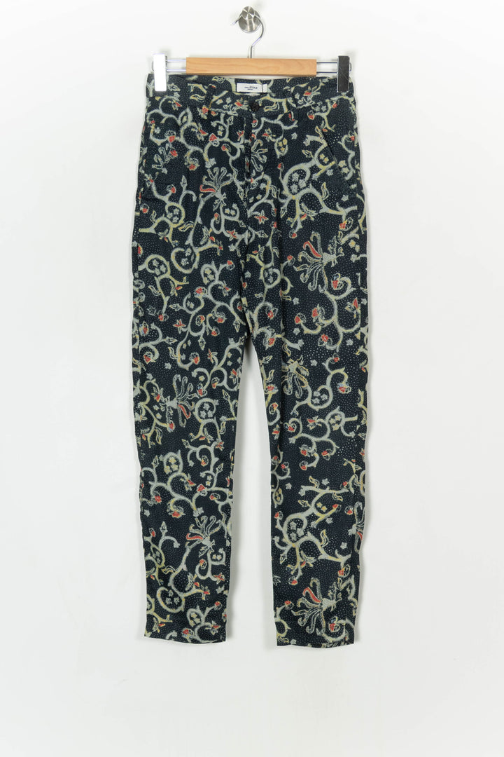 Pantalon Bleu Marine et Beige - Taille XS/34 de la marque Isabel Marant | PARAD69656 - Vendu par Paradigme - Image 2