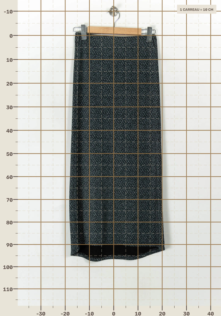 Jupe Longue Noire et Grise - Taille M/38 de la marque Imprevu | PARAD69667 - Vendu par Paradigme - Image 4
