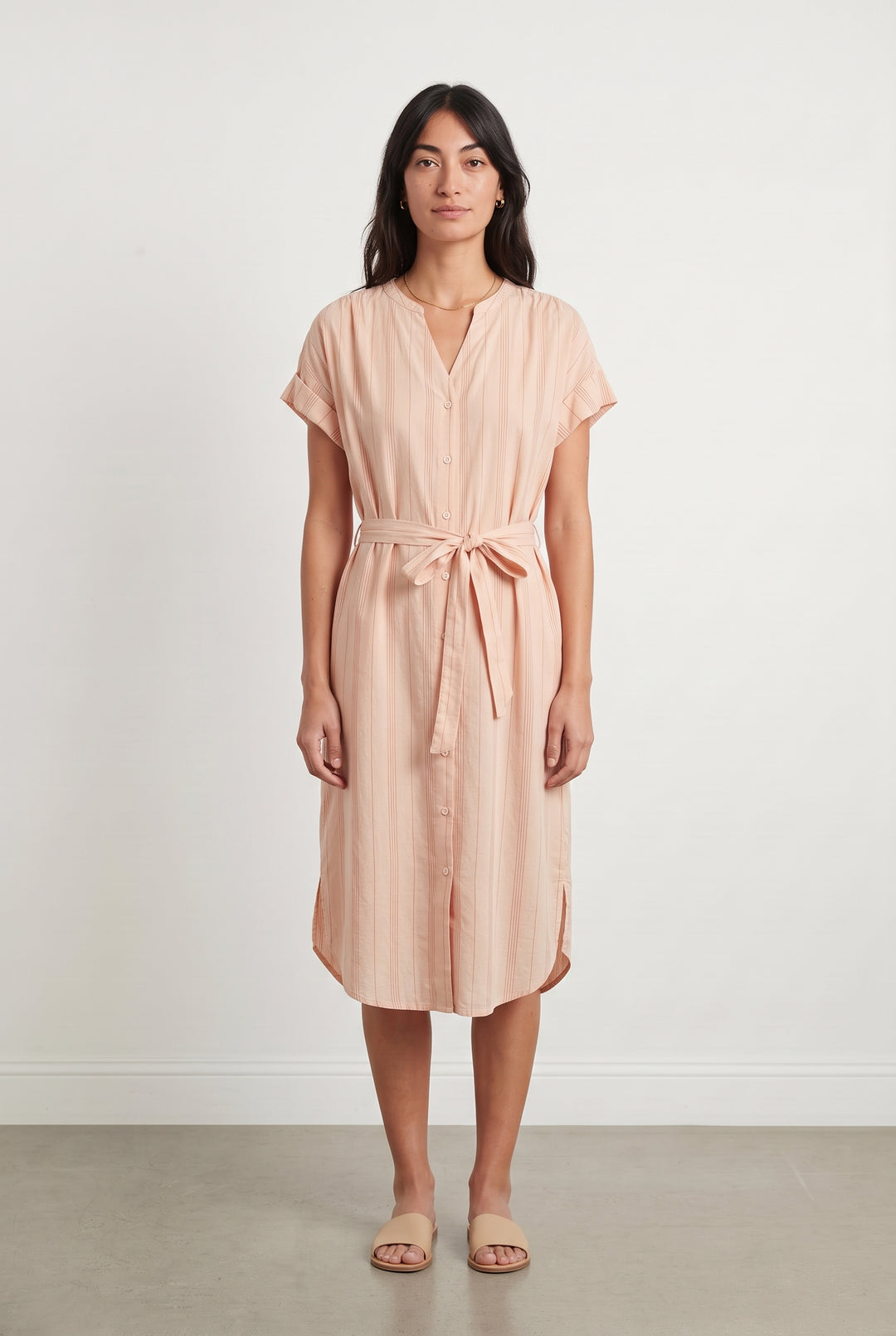 Robe Chemise Rose - Taille M/38 de la marque Des petits hauts | PARAD69681 - Vendu par Paradigme - Image 1