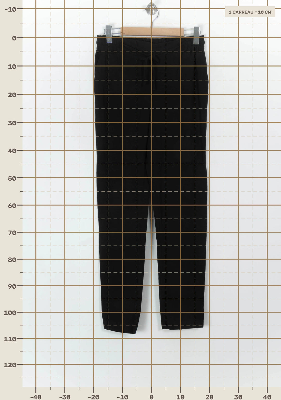 Pantalon Noir - Taille L/40 de la marque La Fée Maraboutée | PARAD69695 - Vendu par Paradigme - Image 4