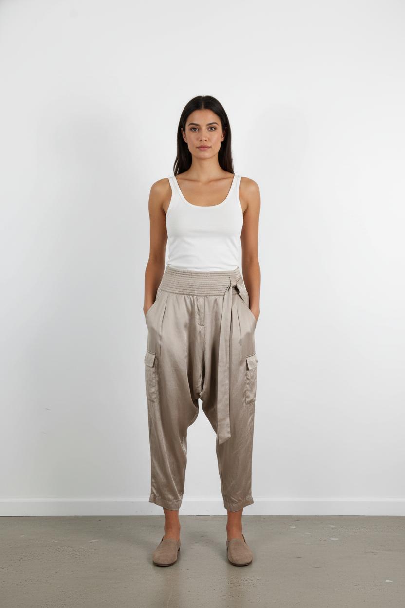 Pantalon Sarouel Beige - Taille M/38