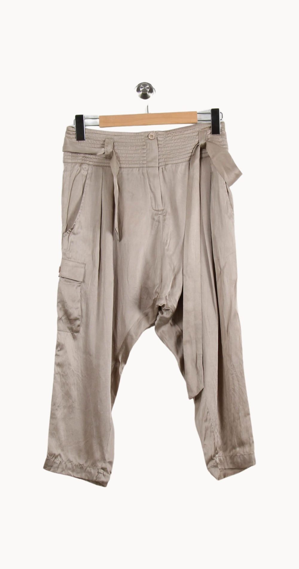 Pantalon Sarouel Beige - Taille M/38 de la marque Stella Forest | PARAD69704 - Vendu par Paradigme - Image 2