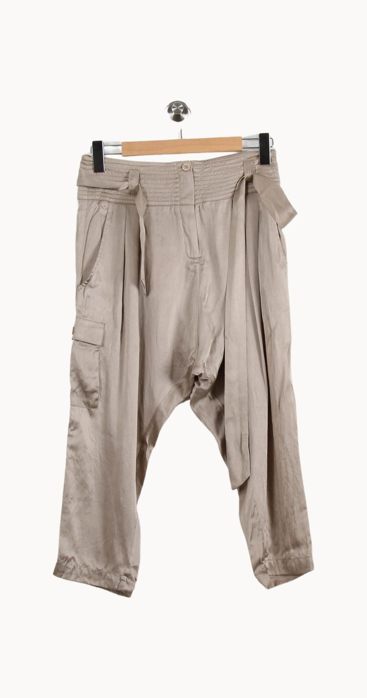 Pantalon Sarouel Beige - Taille M/38 de la marque Stella Forest | PARAD69704 - Vendu par Paradigme - Image 2