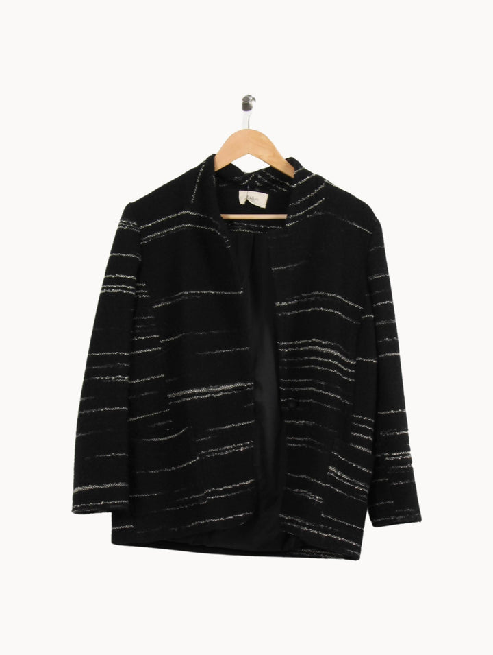 Veste Noire et Blanche - Taille S/36 de la marque ba&sh | PARAD69710 - Vendu par Paradigme - Image 2