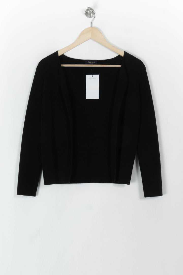 Cardigan Noir - Taille XS/34 de la marque Caroll | PARAD69715 - Vendu par Paradigme - Image 2