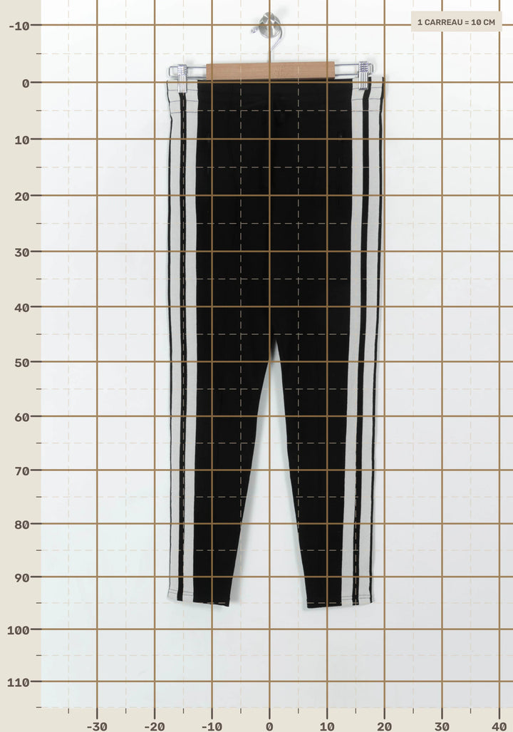 Pantalon De Jogging Noir et Blanc - Taille S/36 de la marque Isabel Marant étoile | PARAD69717 - Vendu par Paradigme - Image 4