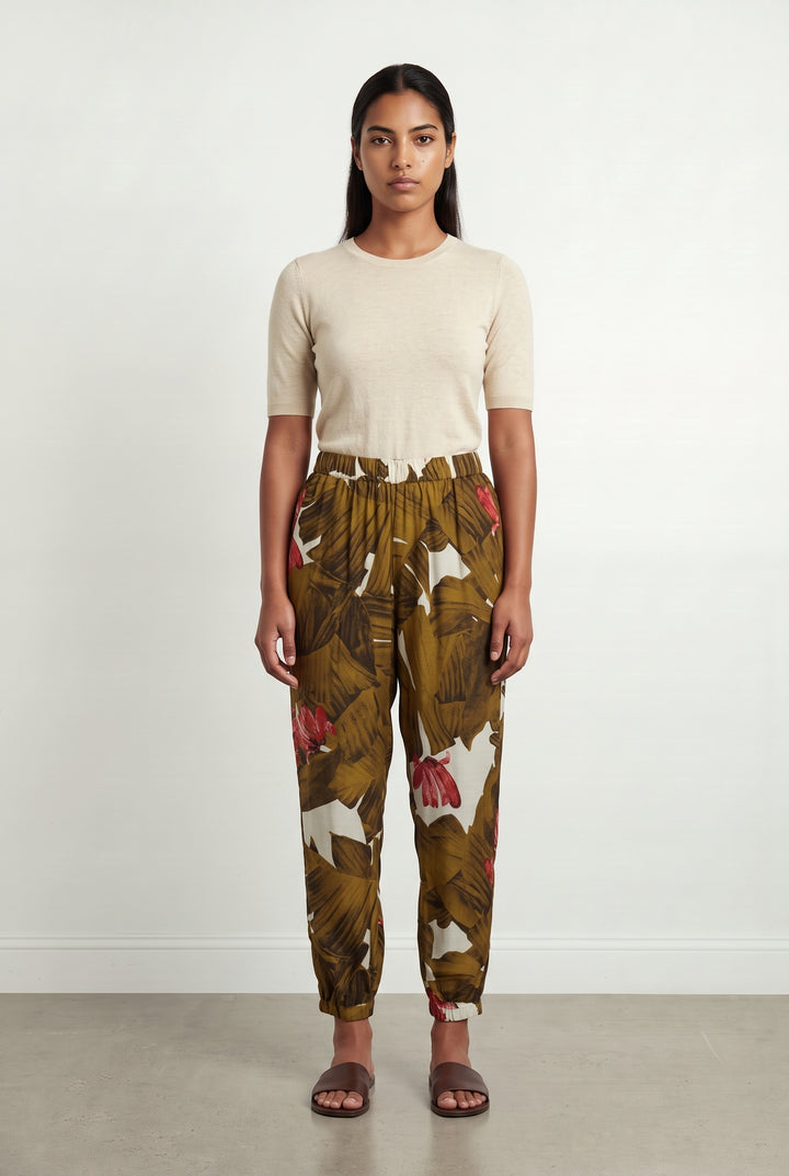 Pantalon Marron et Rouge - Taille L/40 de la marque Diega | PARAD69724 - Vendu par Paradigme - Image 1
