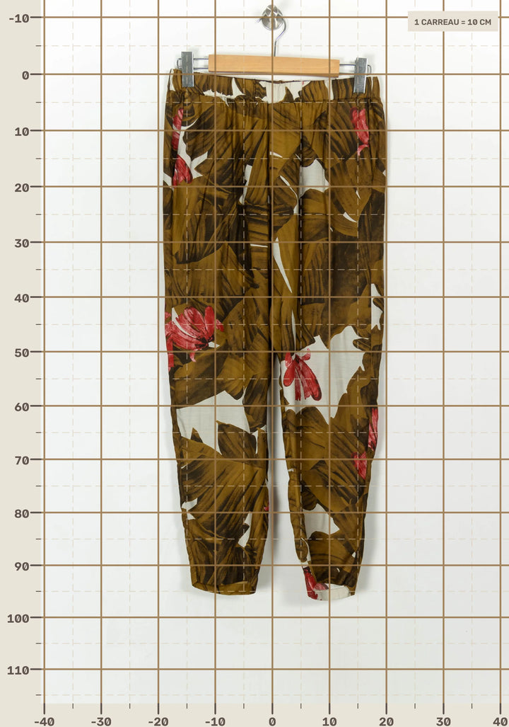 Pantalon Marron et Rouge - Taille L/40 de la marque Diega | PARAD69724 - Vendu par Paradigme - Image 4