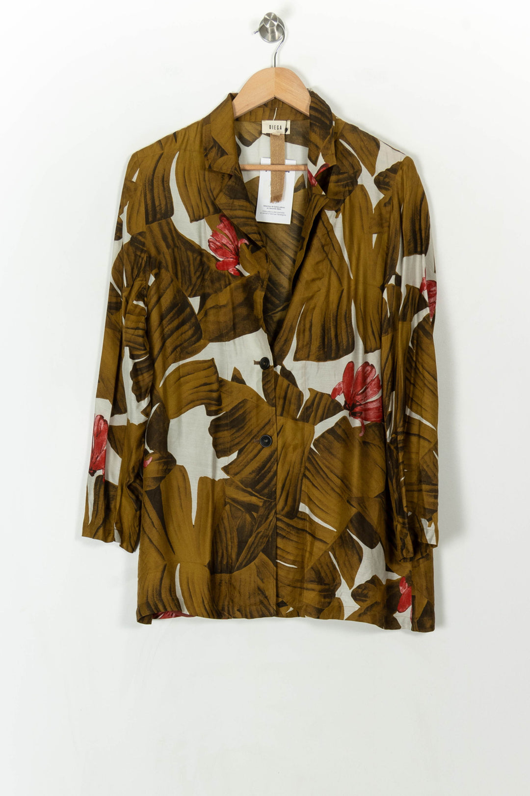 Chemise Marron et Rouge - Taille M/38 de la marque Diega | PARAD69725 - Vendu par Paradigme - Image 2