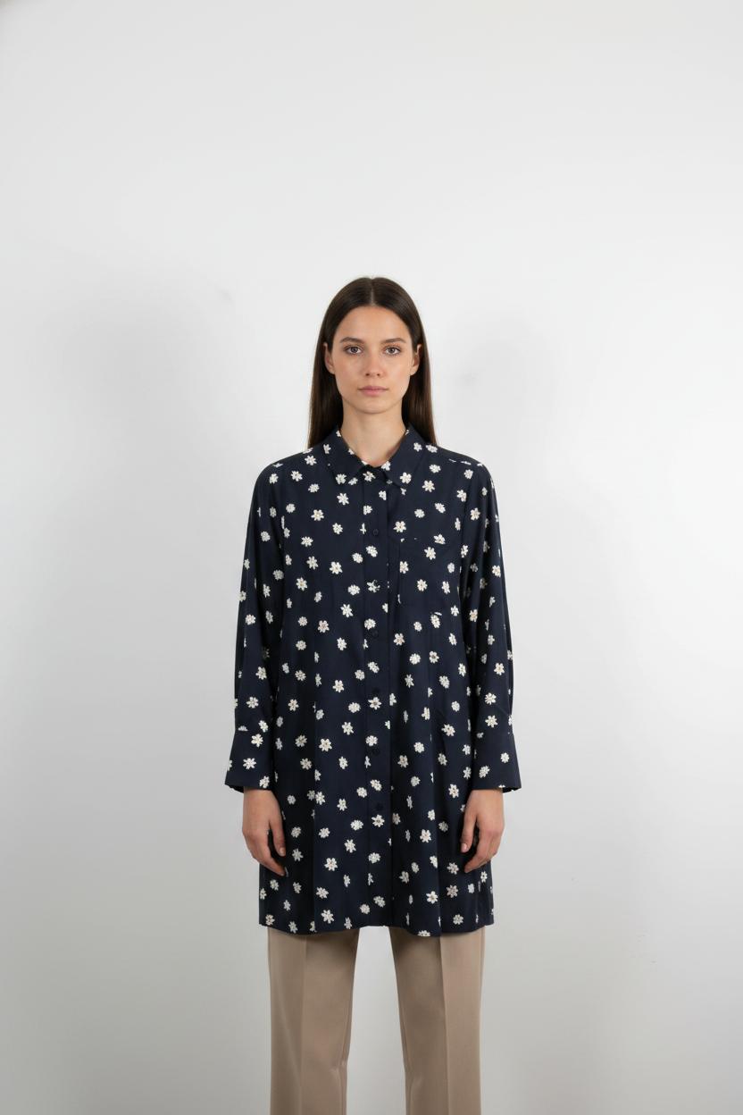 Robe Chemise Bleu et Blanc - Taille S/36