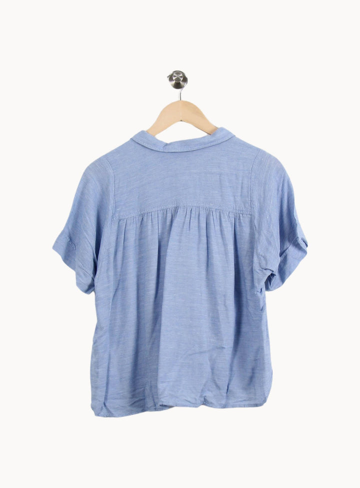 Chemisette Bleue - Taille S/36 de la marque Sessùn | PARAD69757 - Vendu par Paradigme - Image 4