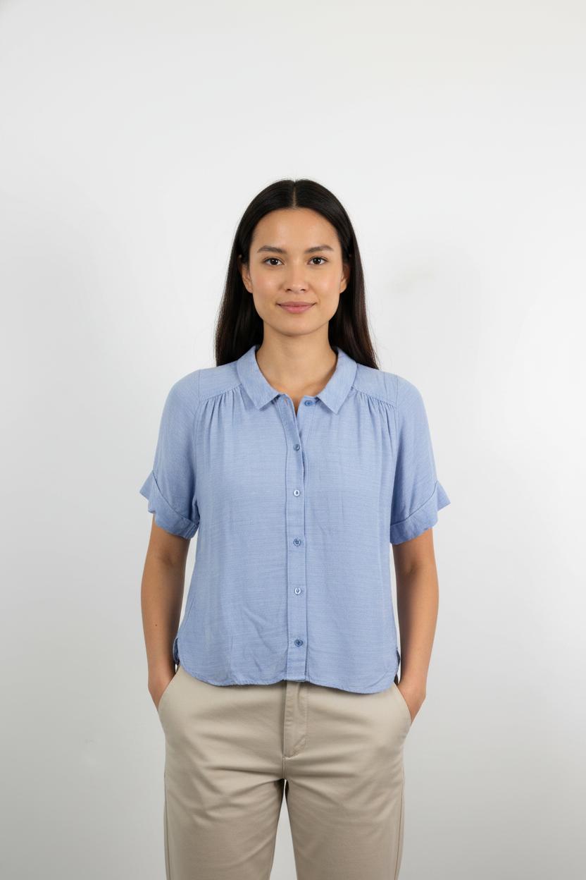 Chemisette Bleue - Taille S/36