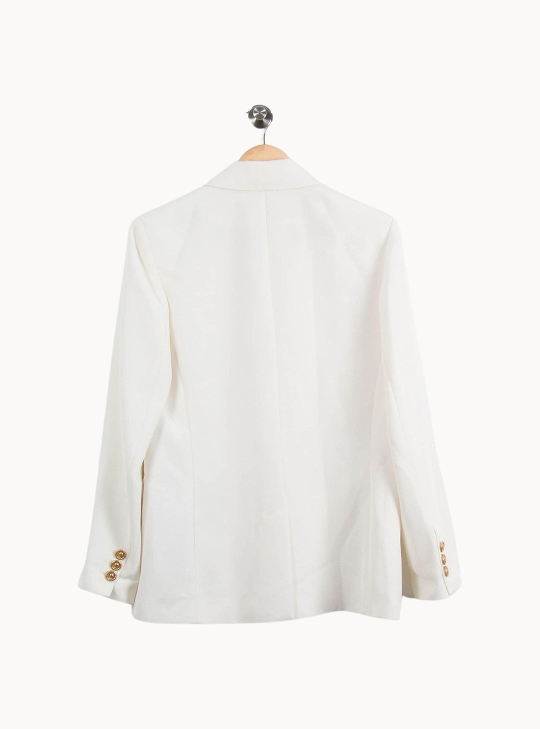 Blazer Blanc - Taille M/38 de la marque Claudie Pierlot | PARAD69764 - Vendu par Paradigme - Image 4