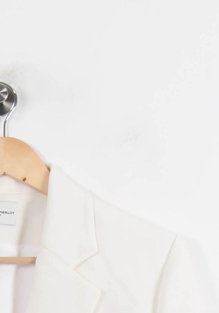 Blazer Blanc - Taille M/38 de la marque Claudie Pierlot | PARAD69764 - Vendu par Paradigme - Image 3