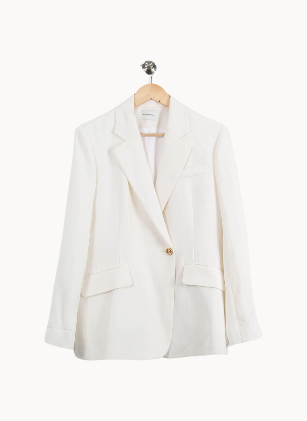 Blazer Blanc - Taille M/38 de la marque Claudie Pierlot | PARAD69764 - Vendu par Paradigme - Image 2