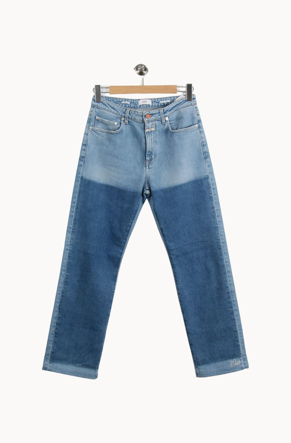 Jean Droits Bleu Clair et Bleu Foncé - Taille M/38 de la marque Closed | PARAD69765 - Vendu par Paradigme - Image 2