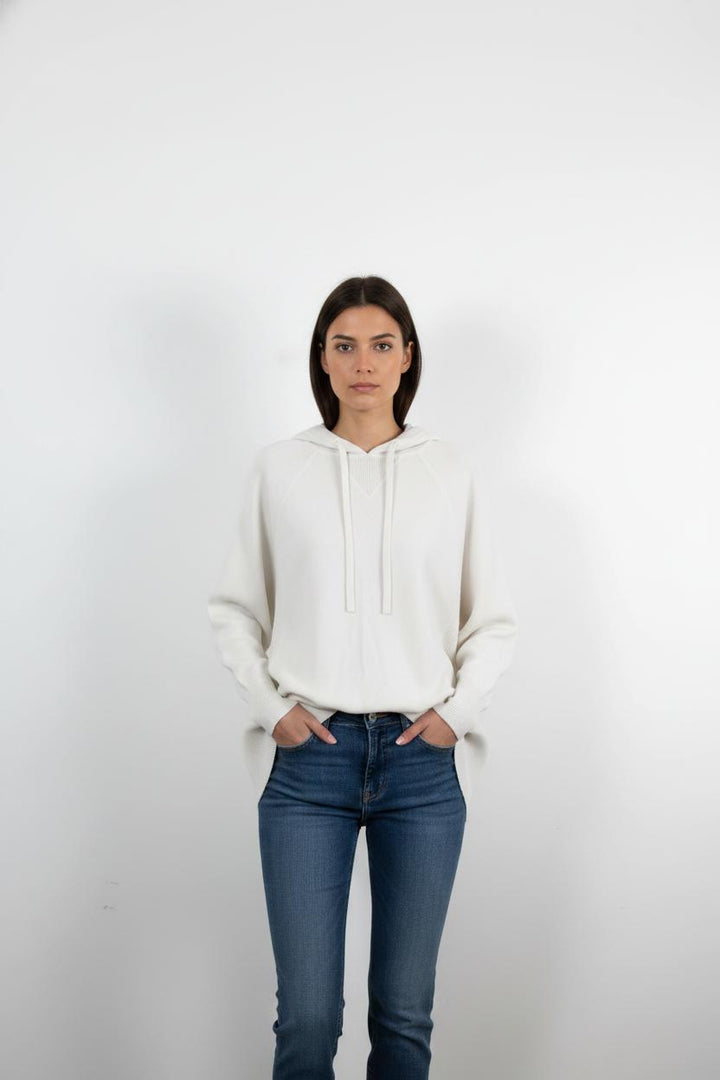 Sweat À Capuche Blanc - Taille T.U.