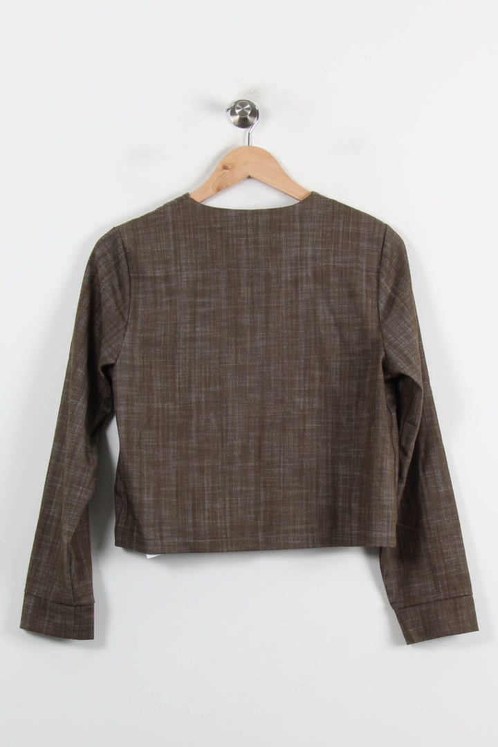 Veste Marron - Taille M/38 de la marque La Fée Maraboutée | PARAD69787 - Vendu par Paradigme - Image 4