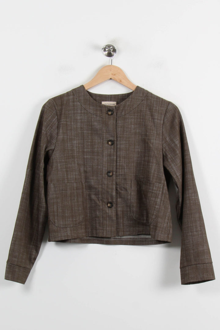 Veste Marron - Taille M/38 de la marque La Fée Maraboutée | PARAD69787 - Vendu par Paradigme - Image 2