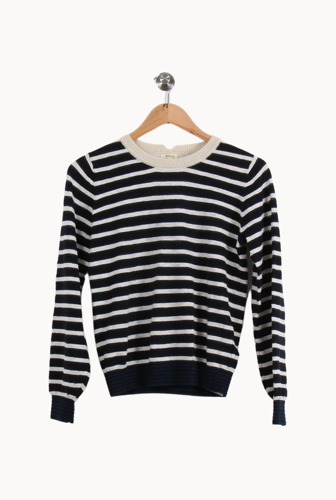 Pull Rayé Bleu et Blanc - Taille XS/34 de la marque Bellerose | PARAD69796 - Vendu par Paradigme - Image 2