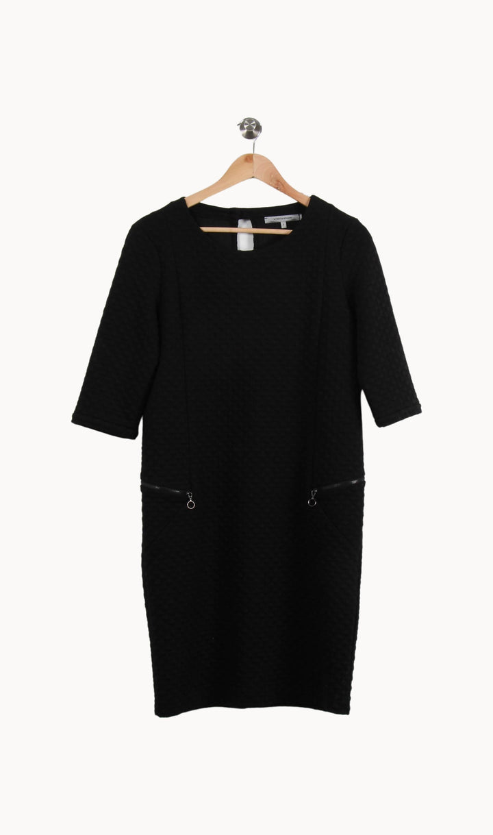 Robe Noire - Taille M/38 de la marque La Fée Maraboutée | PARAD69801 - Vendu par Paradigme - Image 2