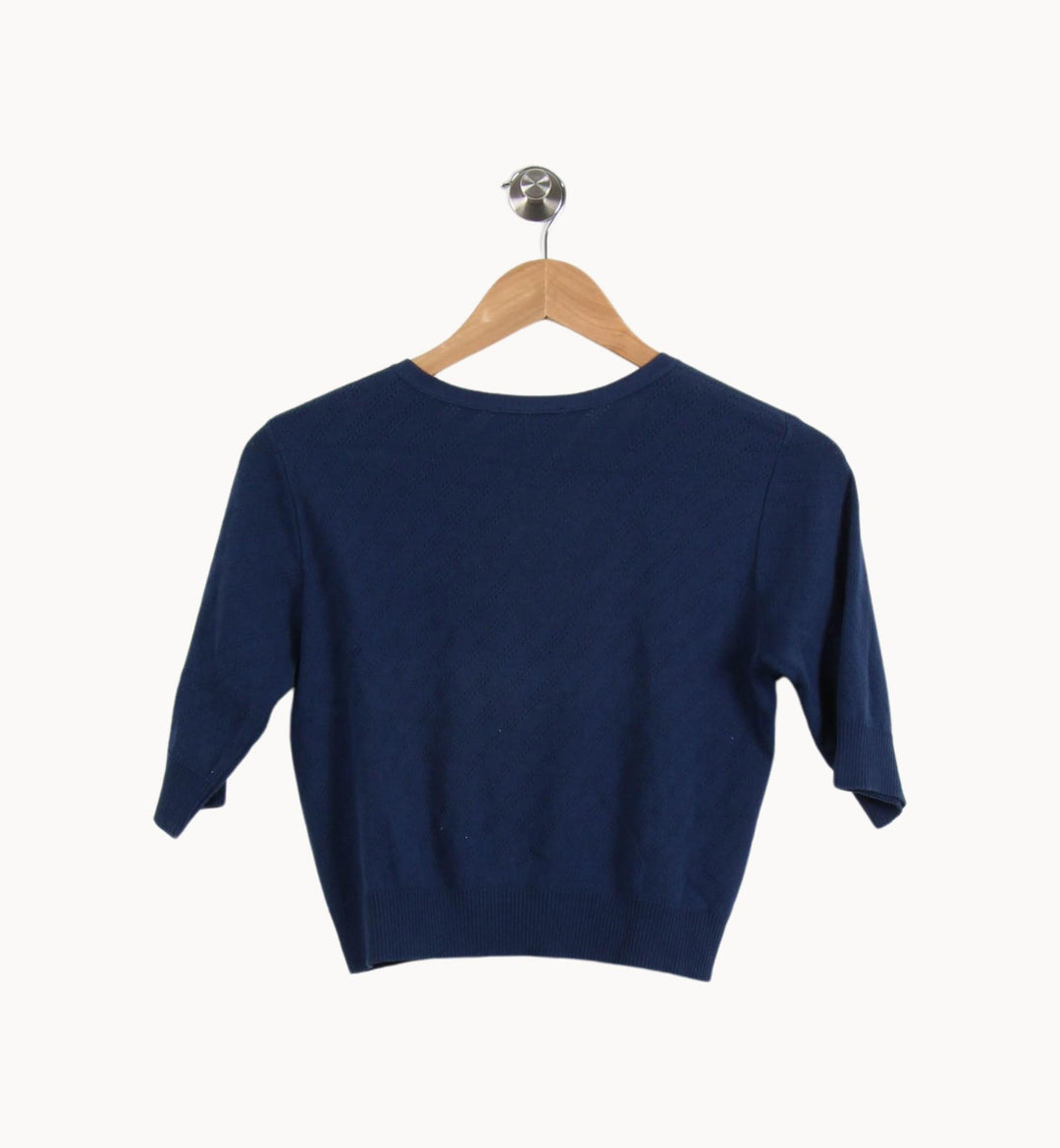 Cardigan Bleu - Taille M/38 de la marque Agnès b. | PARAD69806 - Vendu par Paradigme - Image 4