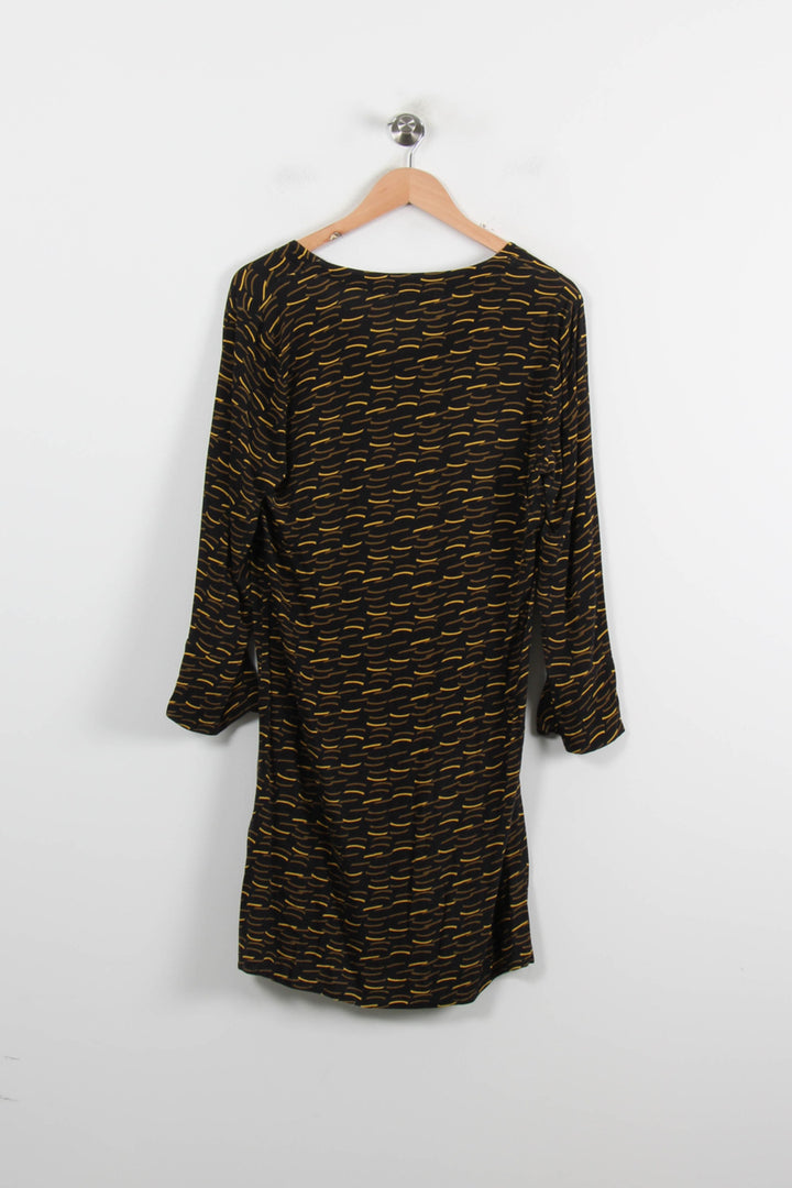 Robe Noire et Jaune - Taille XL/42 de la marque La Fée Maraboutée | PARAD69816 - Vendu par Paradigme - Image 4