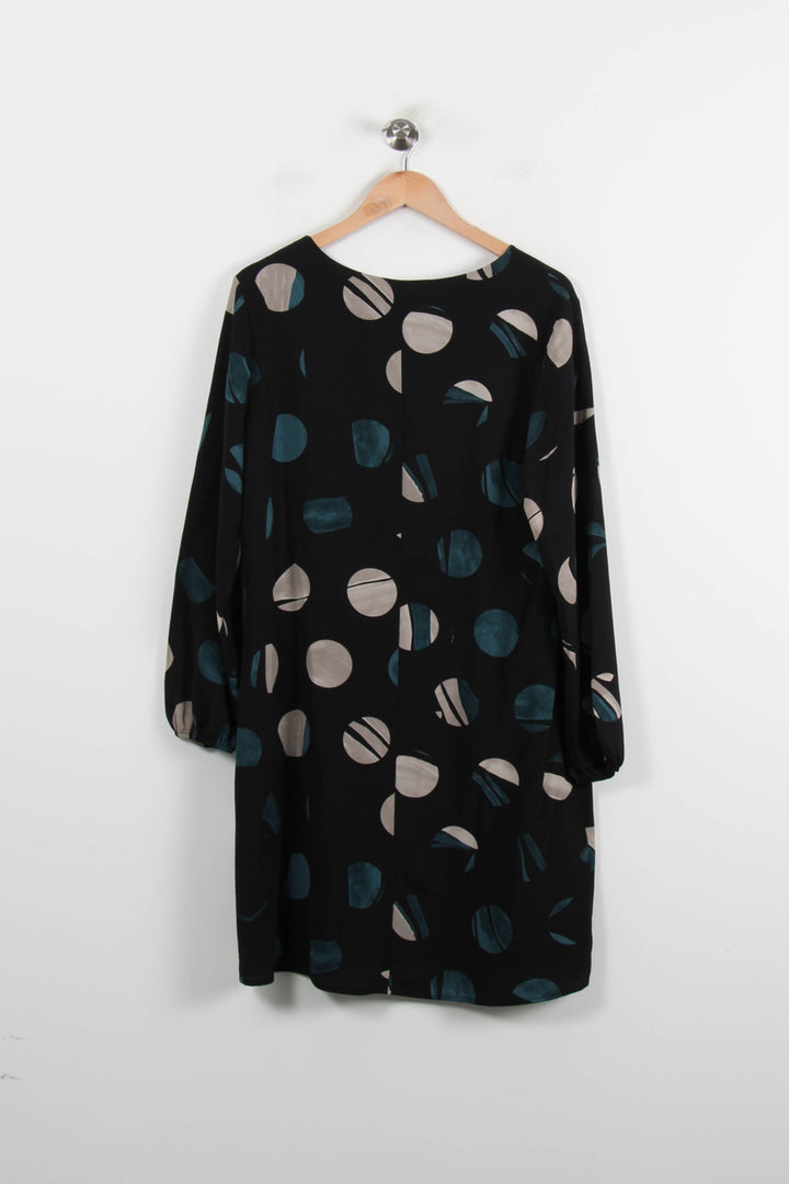 Robe Noire et Beige - Taille XL/42 de la marque La Fée Maraboutée | PARAD69817 - Vendu par Paradigme - Image 4