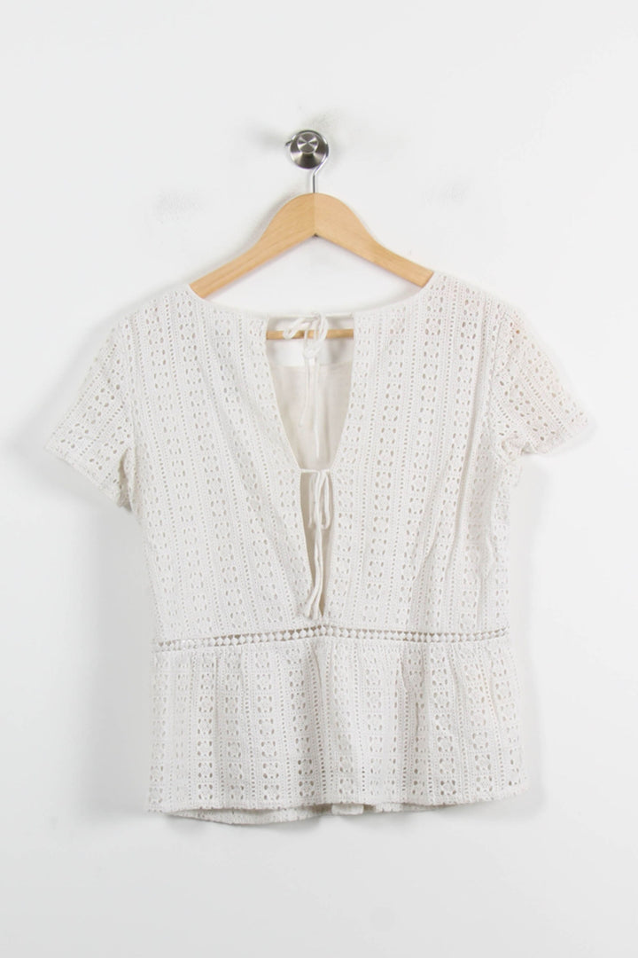 Blouse Blanche - Taille M/38 de la marque Sézane | PARAD69820 - Vendu par Paradigme - Image 4