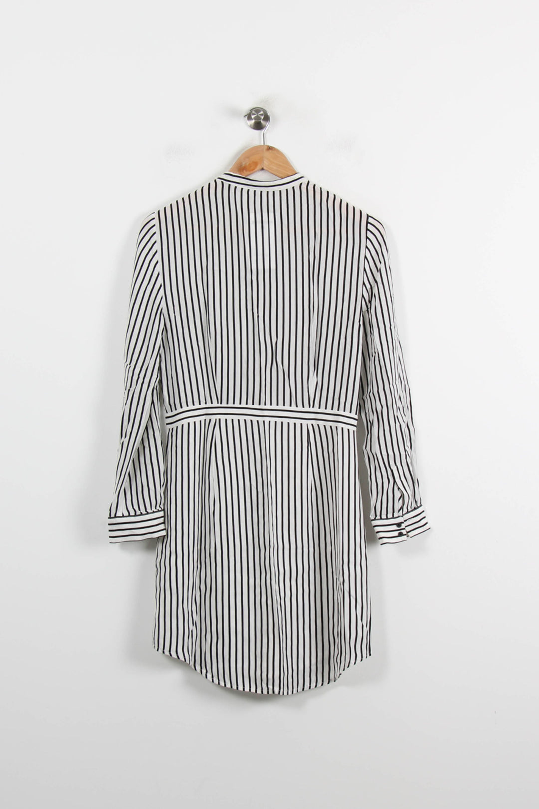 Robe Chemise Blanche et Noire - Taille S/36 de la marque ZAPA | PARAD69821 - Vendu par Paradigme - Image 4
