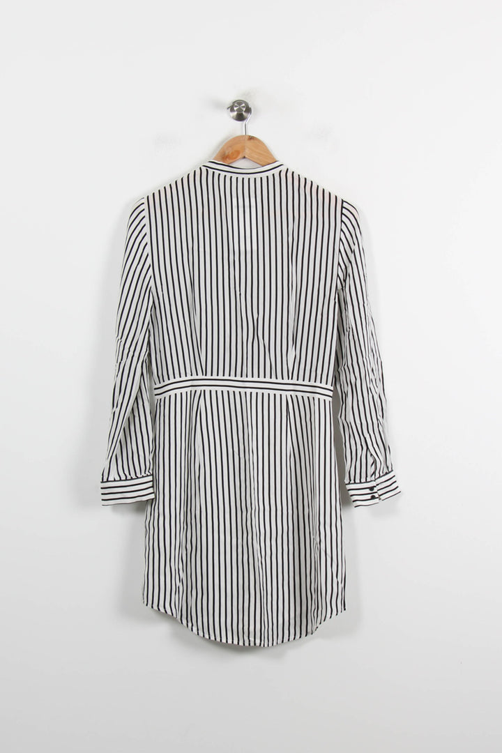 Robe Chemise Blanche et Noire - Taille S/36 de la marque ZAPA | PARAD69821 - Vendu par Paradigme - Image 4