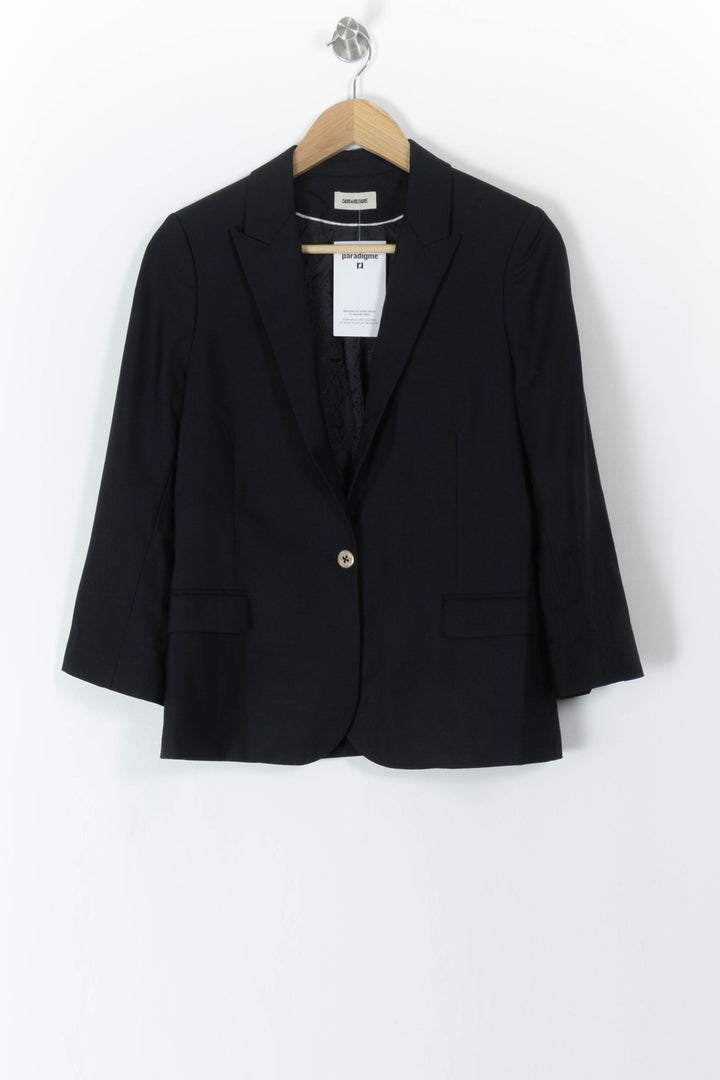 Blazer Noir - Taille S/36 de la marque Zadig&Voltaire | PARAD69826 - Vendu par Paradigme - Image 2