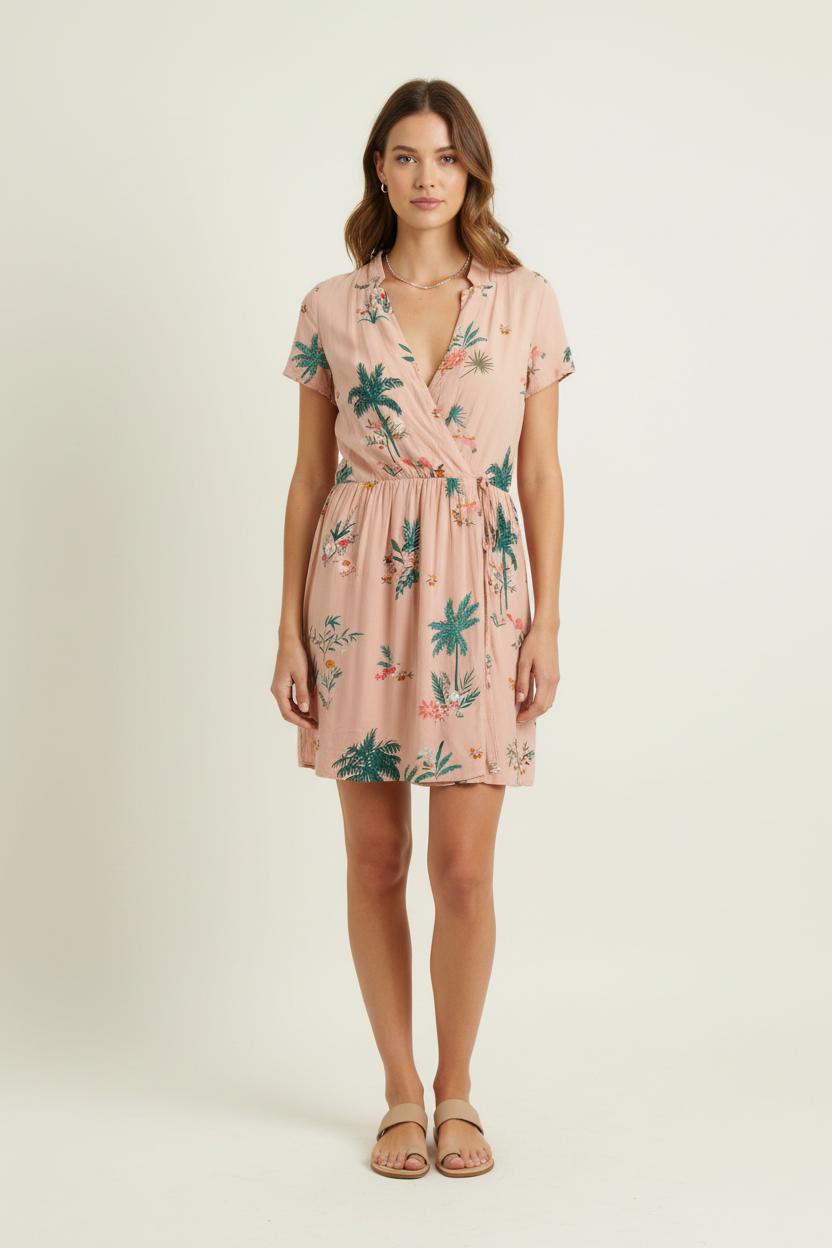 Robe Portefeuille Rose - Taille M/38 de la marque Des petits hauts | PARAD69828 - Vendu par Paradigme - Image 1