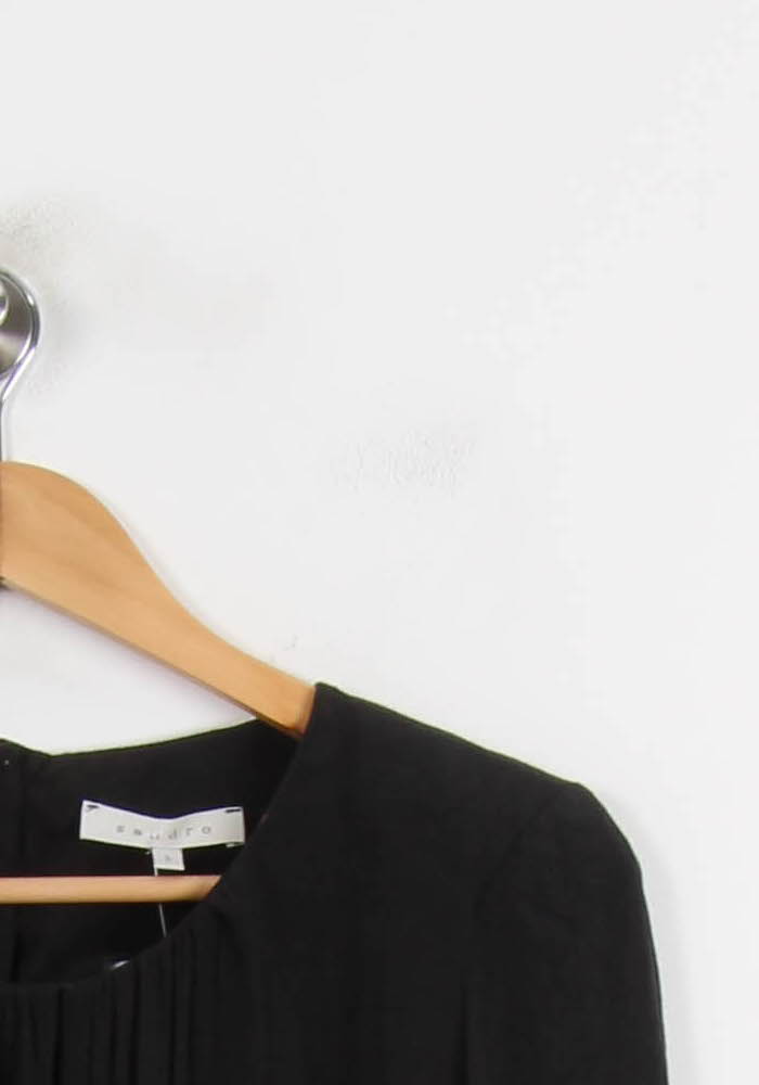 Blouse Noire - Taille L/40 de la marque Sandro | PARAD69831 - Vendu par Paradigme - Image 3