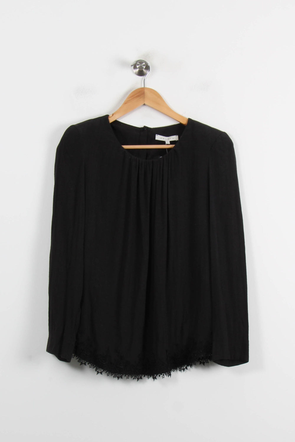 Blouse Noire - Taille L/40 de la marque Sandro | PARAD69831 - Vendu par Paradigme - Image 2