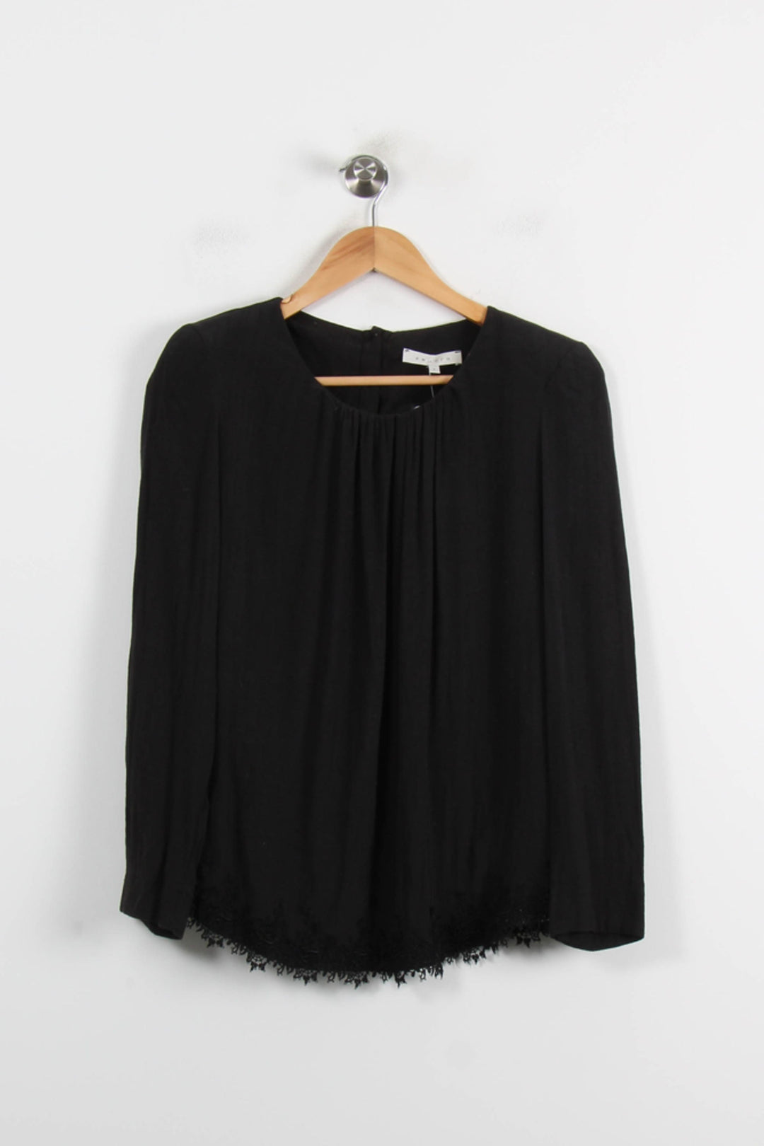 Blouse Noire - Taille L/40 de la marque Sandro | PARAD69831 - Vendu par Paradigme - Image 2