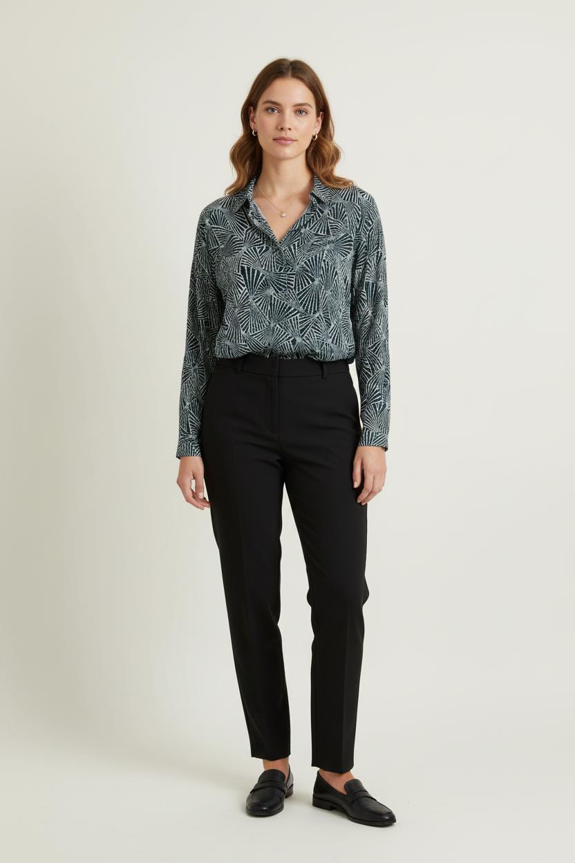Chemise Noir et Blanc - Taille M/38 de la marque Suncoo | PARAD69834 - Vendu par Paradigme - Image 1