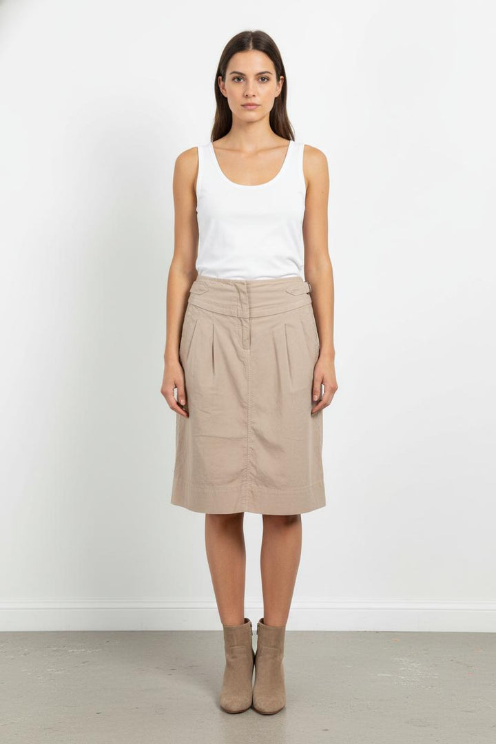 Jupe Courte Beige - Taille S/36 de la marque Comptoir des Cotonniers | PARAD69839 - Vendu par Paradigme - Image 1