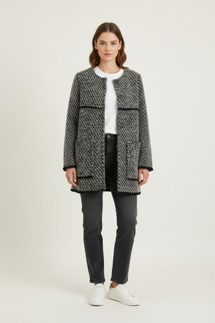 Manteau Noir et Blanc - Taille XS/34 de la marque Bimba y Lola | PARAD69840 - Vendu par Paradigme - Image 1